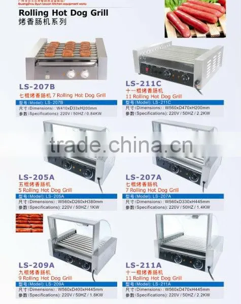Electric 9 Rollers Hot Dog Rolling Grill for Snack Making photo-4
