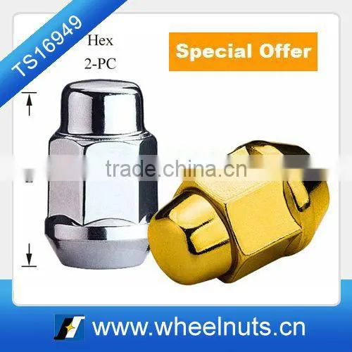 Capped Steel Wheel Lug Nut