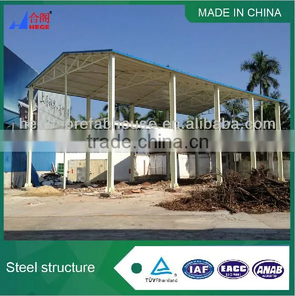 Light Steel Carport Frame Structure