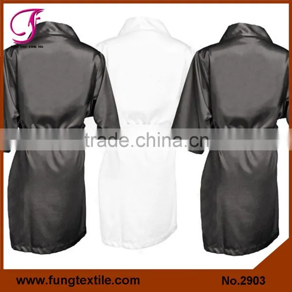2903 Women Satin Bath Robe photo-5