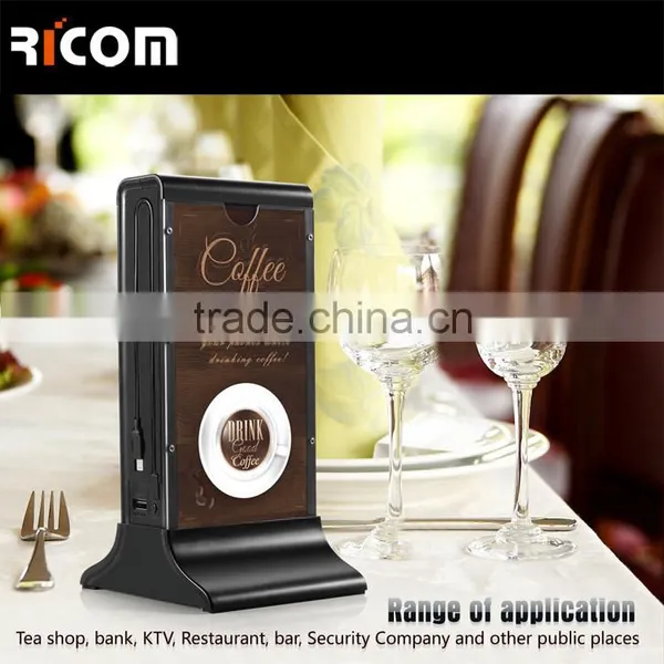 Hot Selling Fashionable High Capacity Portable Restaurant Charge Station Advertising Power Bank---PB102--Shenzhen Ricom photo-2