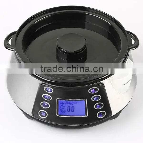 XJ-7k118 3 Layer 7 Programmes LCD Display ,external Water Filter 800w 11.5L Stackable Optima Steamer photo-5