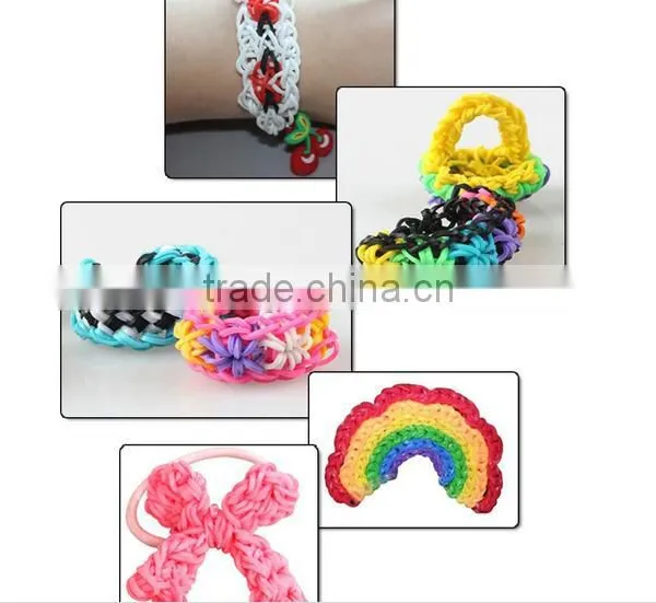 Educational DIY Toy for Kids Crochet Kit Rainbow Loom FS0084 photo-3