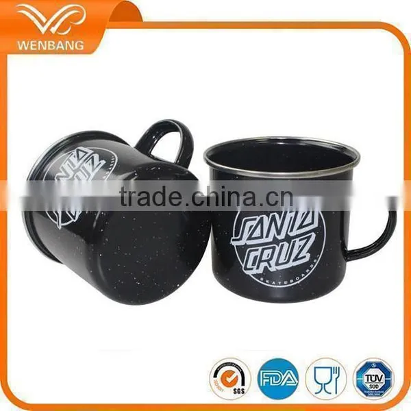 Hot 11oz,12oz Top Grade Quality Sublimation Enamel Coffee Mug for Wholesale