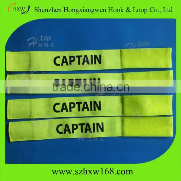 Customized Polyester Hook Loop Captain Armband photo-4