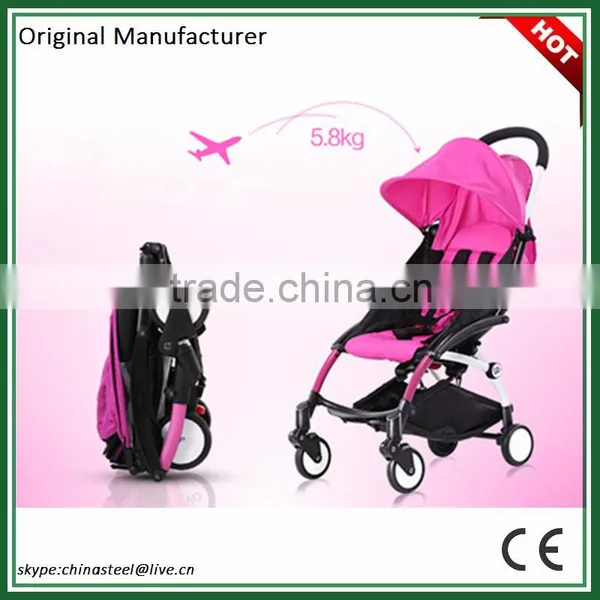 2016 Hot Sell Fashionable Bed Basketball Folding Baby Pushchair Portable Stroller With Best Quality Accept Paypal Payment photo-6