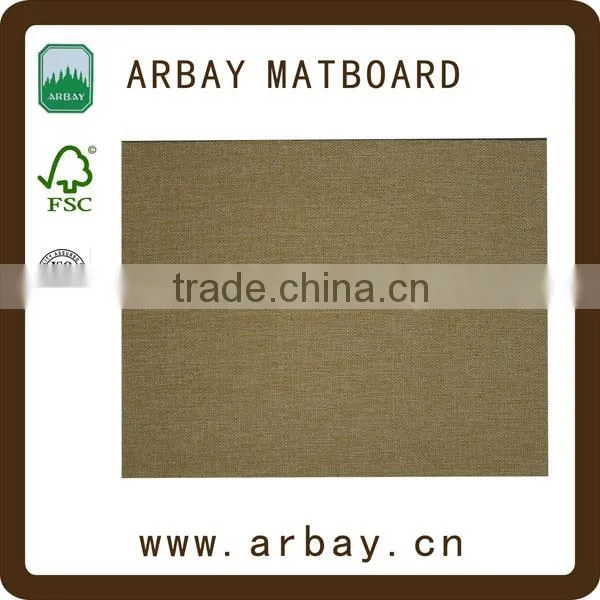 Wholesale 2.0mm White Core Linen Uncut Matboard for Decorative Photo Frames photo-5