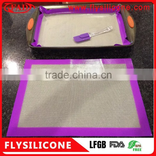 Making Cookie 16.5*11.6 Inch Non-stick Easy-cleaned Silicone Baking Mat photo-3