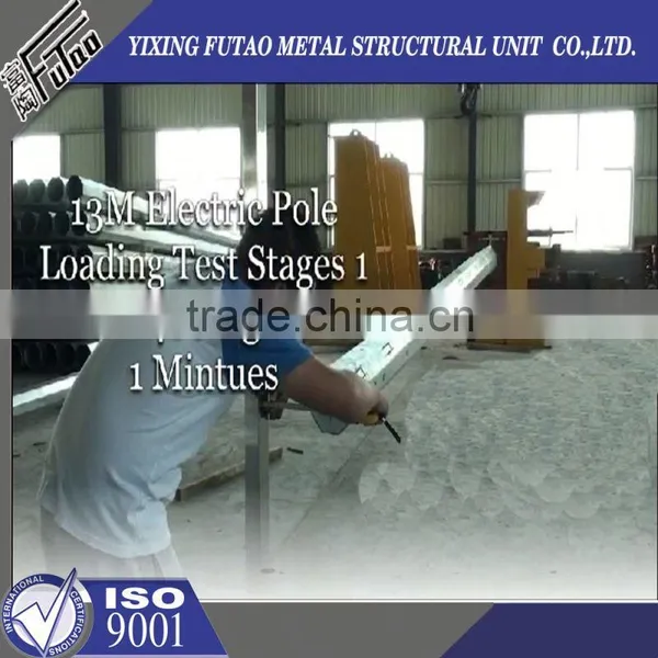 High Quality Galvanized Hot Dip Galvanized Steel Lamp Pole photo-4