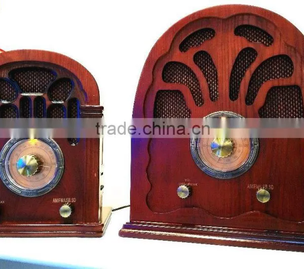 Retro Radio - Wooden Speaker - 50s Gift photo-3
