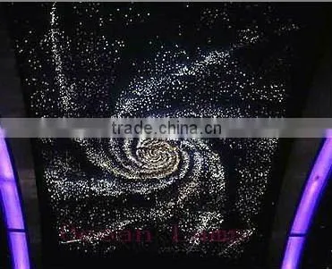 Romantic Rose Sky Optic Fiber Lamp Ceiling/Wall Fixture Flower Night Light Pendant Lamp Fiber Optic Decoration for Kids - OM163 photo-2