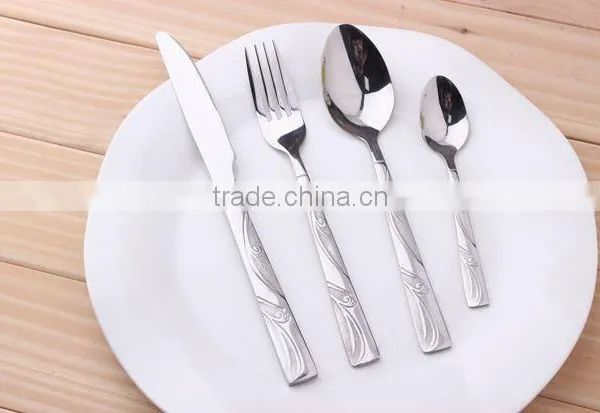 Jieyang Household Luxury Stainless Steel Cutlery Set Use In Restaurant KX-S150 photo-3