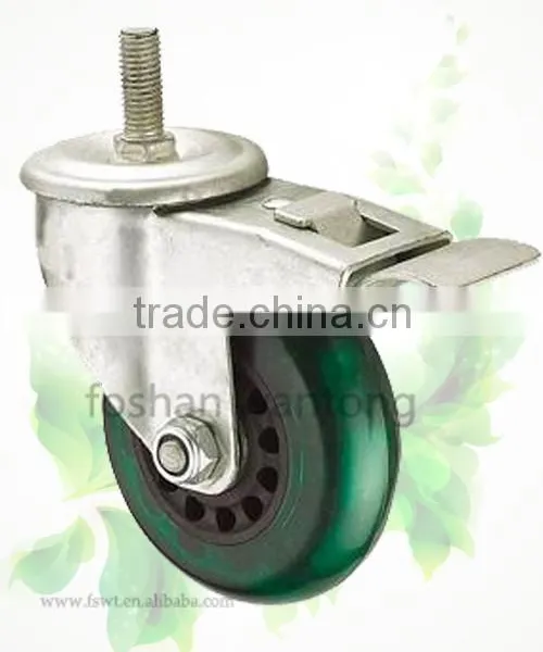 Threaded Stem Hardware Casters Swivel Plate Medium Duty Caster Wheel