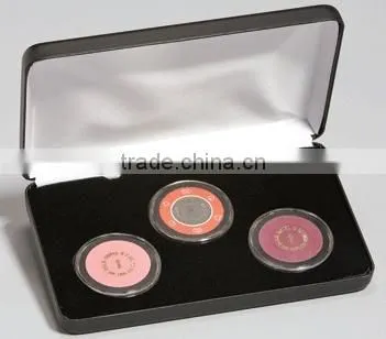 Coin Display Cases With Black Leatherette photo-4