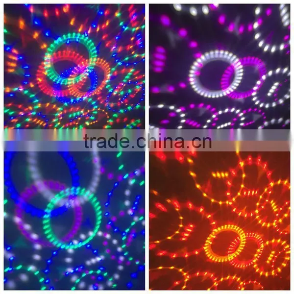 Latest Style 360 Degrees Rotating LED Crystal Magic Ball Light Chrysanthemum RGB Mini Disco DJ Ball Stage Lighting Wholesale photo-5