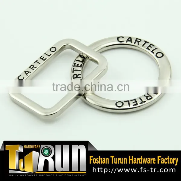 Factory Hot Sale Double Ring Canvas Belt Buckle photo-5