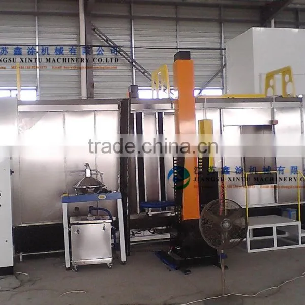 XT Stainless Electrostatic Powder Spray Booth System With Cyclone Recovery System
