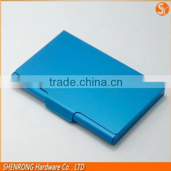 OEM Welcome Aluminum Business Card Holders With Different Oxidized Color photo-2