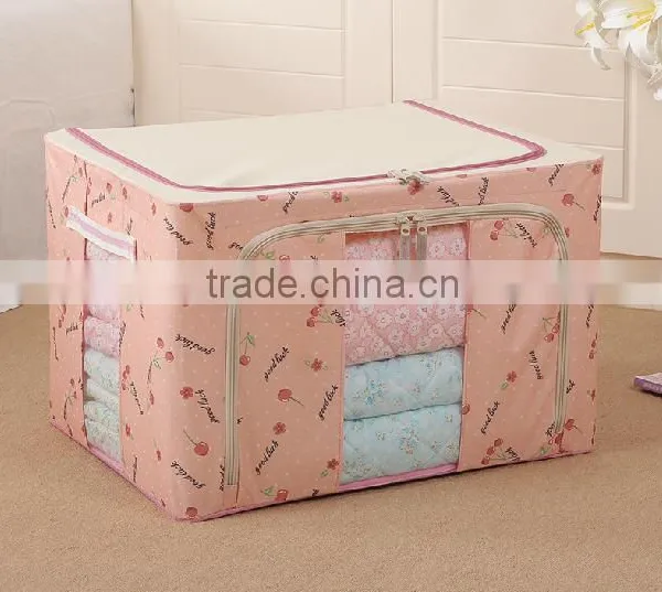 CL0044 Red Color 1 Square Cube Kids Toy Storage Boxs Makes Room Clean photo-6