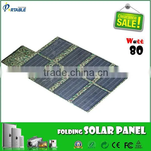 80W Foldable Solar Panel for All Kinds of Laptop