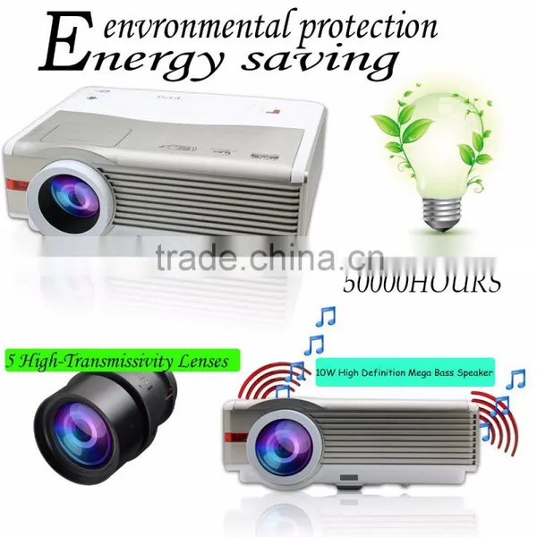 Karaoke Projector 1080p Hdmi Blue and Red 3d Video Projector photo-6