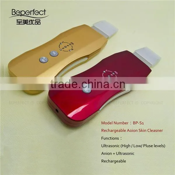 Rechargeable Anion Vibrating Ultrasonic Skin Peeling Scrubber for Home Use photo-5