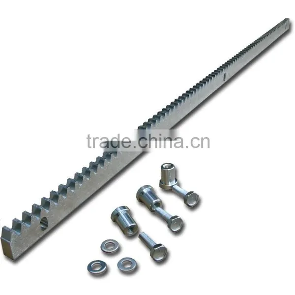 Steel gear rack for sliding gates operator