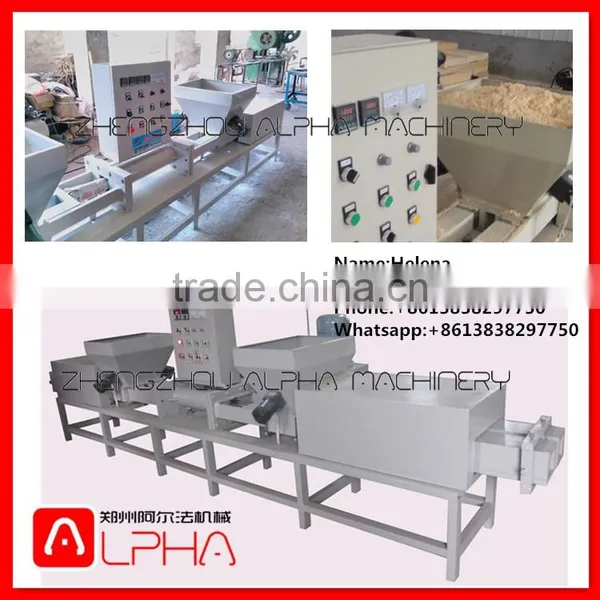 Best Price Wood Chip Block Extruding Machine/wood Tray Feet Making Machine