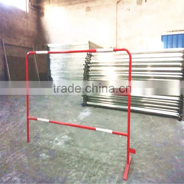 P[owder Coated With Reflectived Tape Warning Steel Construction Barricade photo-5
