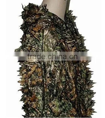 Ghillie Suit Sets Advanced 3d Camo Leafy Costume for Wargames Sports Outdoor photo-3