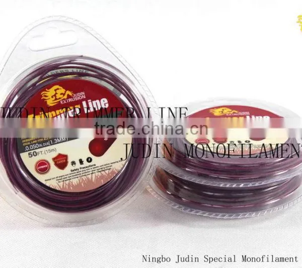Brush Cutter Parts Professional Grade Blister Packing Nylon Trimmer Line