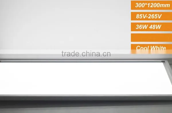 8mm Led Pannel Light Ultra Thin Square Led Panel Light 300x1200 36W 48W 72W IP44 IP65 AC 85V 265V photo-2