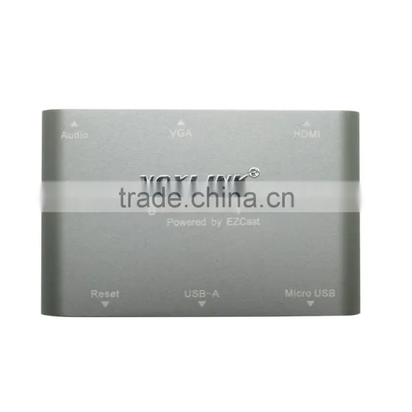 Hot Selling Best Quality VOXLINK Digital AV Adapter With HDMI And VGA+Audio Dual Display Converter Dark Gray photo-2