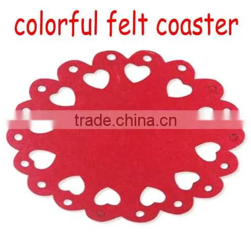 Pressed Cup Felt Coaster for Home Use or Coffee Shop photo-3