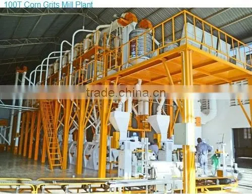 50T/Day Maize Flour Production Line Corn Grits Mill Plant Cereal Grain Crusher Grinding Machine photo-5