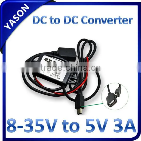 Dual USB DC-DC Buck Converter DC 12V(8-35V) to DC5V 3A 15W photo-3