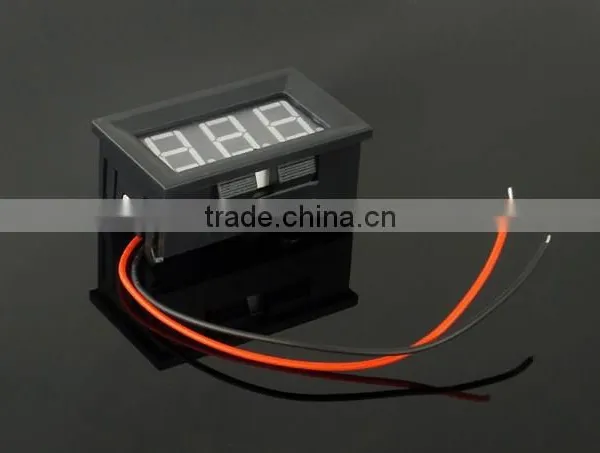 V27D Two Lines DC2.5-30V Reversed Does Not Burn, Electric Motor Car Digit Digital Voltmeter photo-2