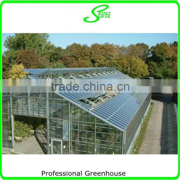 Hot Sale Commerical Glass Greenhouse Shade Green House Design photo-2