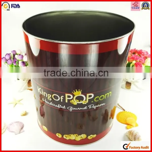 First Grade Round High Quality New Year Gift Packaging Tin Box photo-3