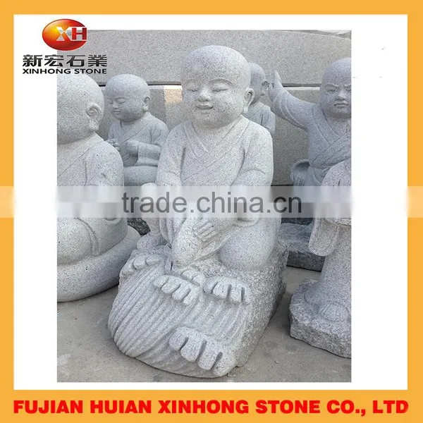 Lovely Stone Monk Buddha Statue With Package photo-3