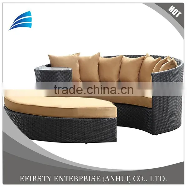 Classical and Newest Outdoor Patio Daybed in Espresso photo-2