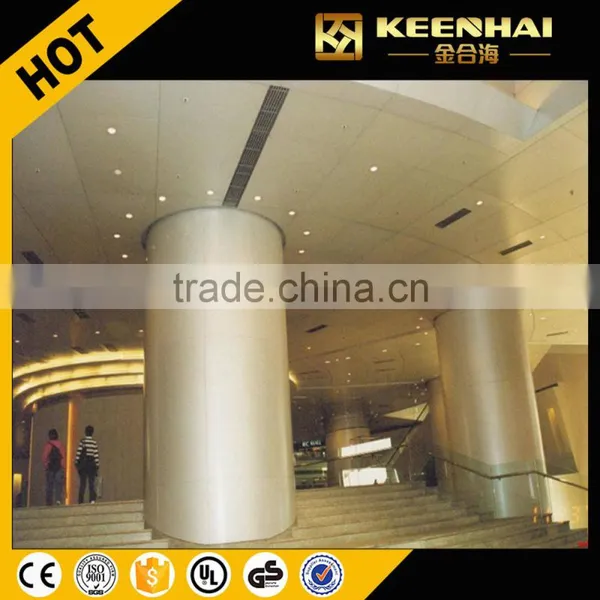 304 Color Embossed Decorative Interior Stainless Steel Pillar Cladding Covers For Hotel Building photo-2