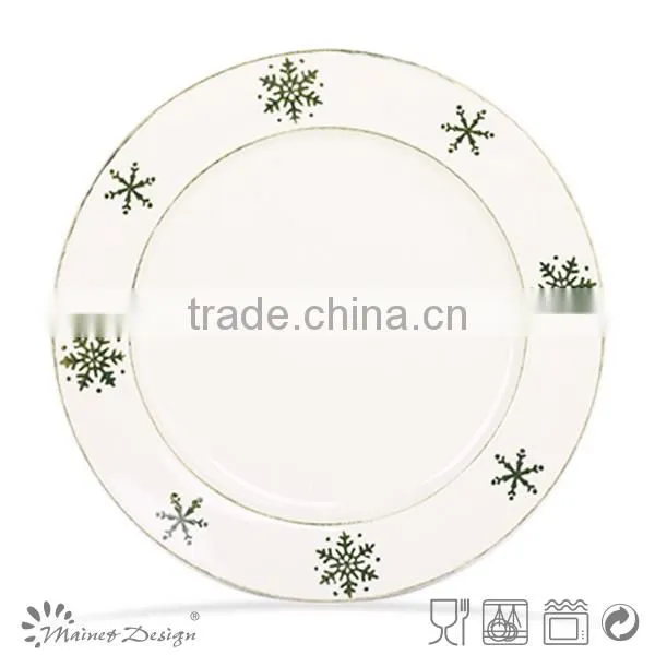 18pcs Christmas Tree and Snowflake Christmas Decoration of Ceramic Tableware photo-4