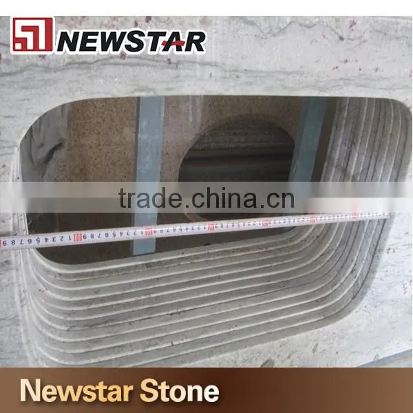 Newstar Luxury Vanity Cheap White Granite Bathroom Sinks For Sale photo-4