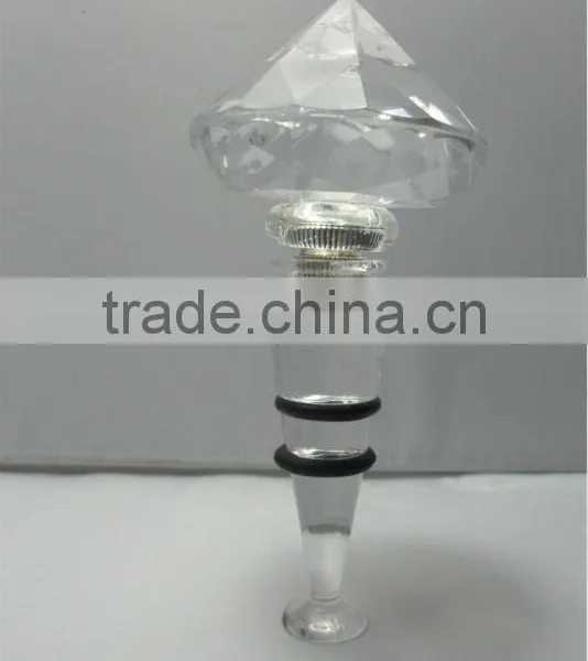 China Wholesale LED Color Changing Artificial Acrylic Wine Bottle Stopper Kit photo-3