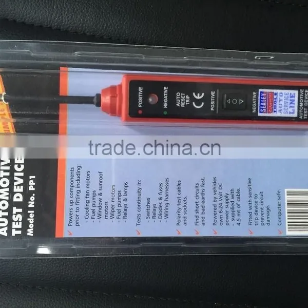 Auto Electrical Circuit Test Probe Device - 6-24 Volt DC - 4.5m Cable - Sealey