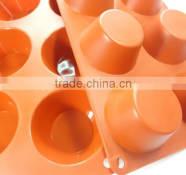 LFGB Certification Wholesale 6 Hole Half Round Shape Silicone Cake Mold / Jelly Pudding Mold Soap Chocolate Molds photo-4