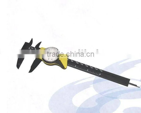 150mm Fiberglass Body Plastic Dial Vernier Caliper photo-2