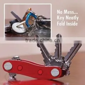 2016 New Arrival Easily Organize up to 12 Keys Aluminum Compact Key Holder photo-3