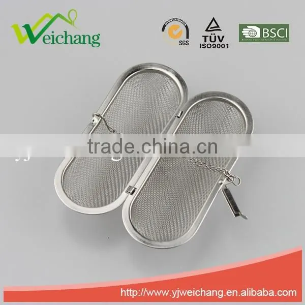 WCJ1074 Hot Sale Long Chain Tea Strainer 18/8 Stainless Steel Fine Mesh Tea Infuser photo-2